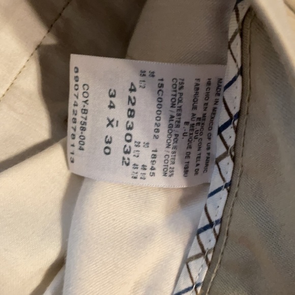 Lee khakis 34x30 dress pants - Picture 3 of 3